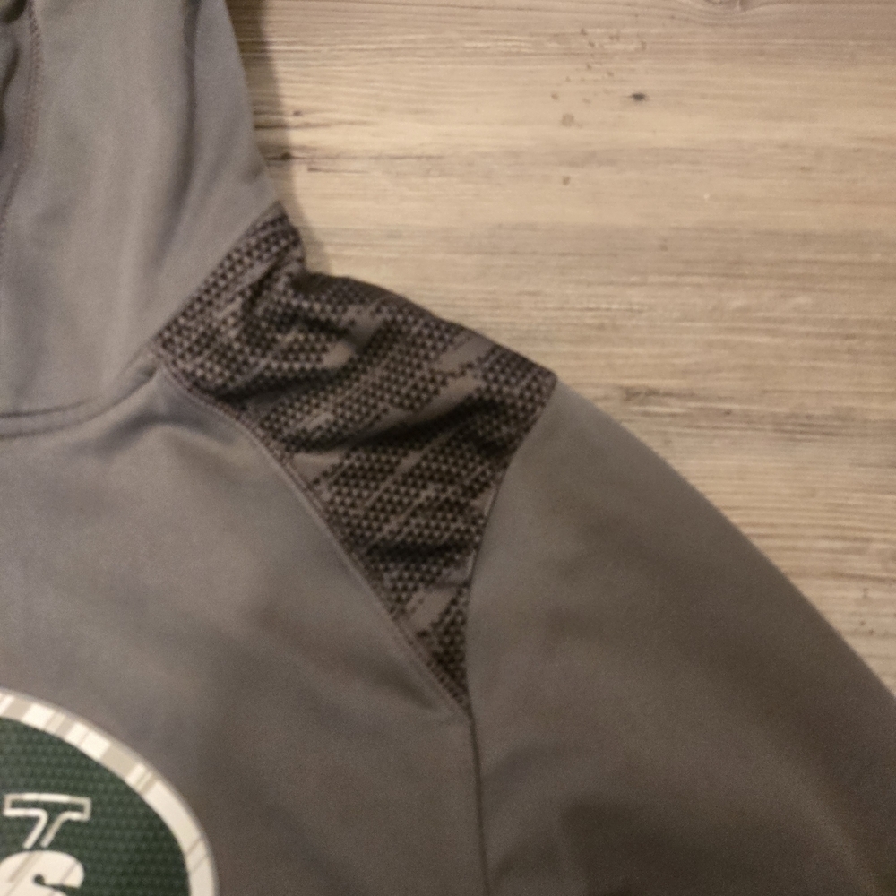 Majestic Dark Gray Hoodie Youth S - Picture 3 of 8